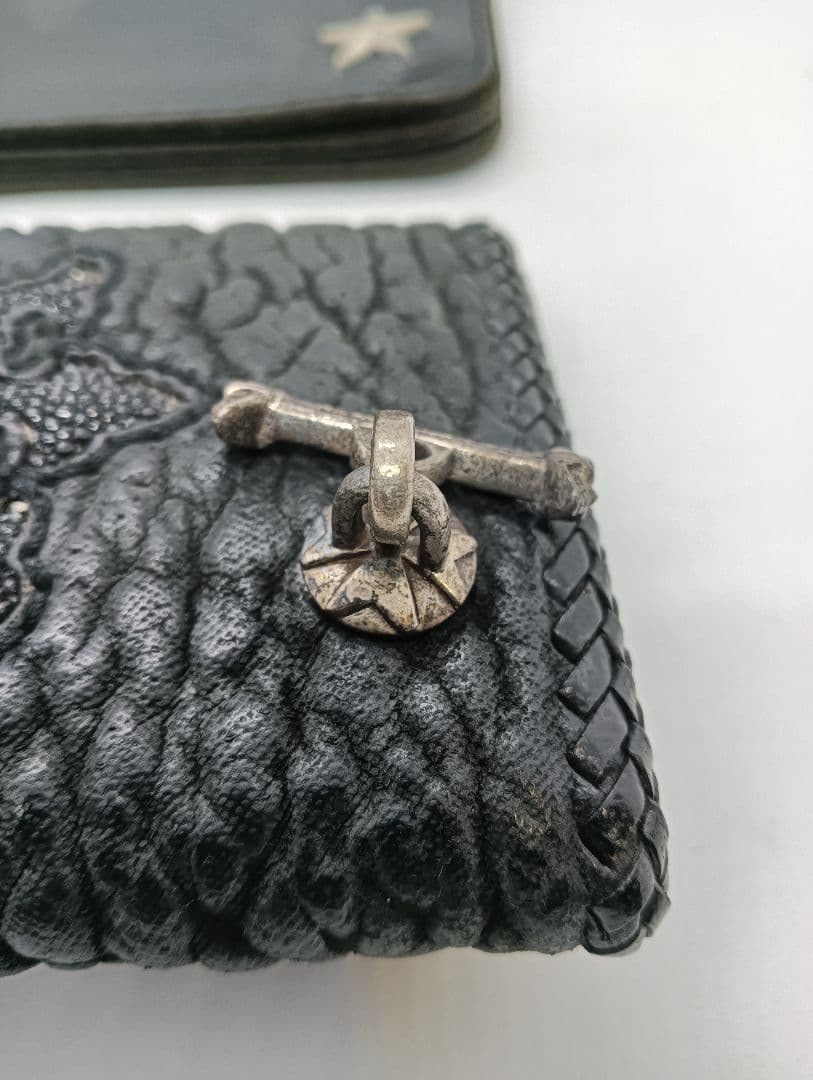 ガボールタイプ ウォレットチェーン 2本セット ウォレット2個付 シルバー925