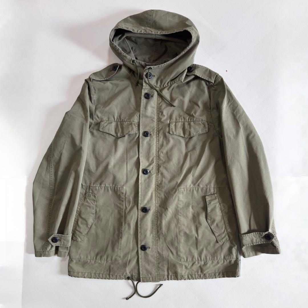 希少ユニコーン柄［パームエンジェルス ］ミリタリーコート モッズコート カーキ色