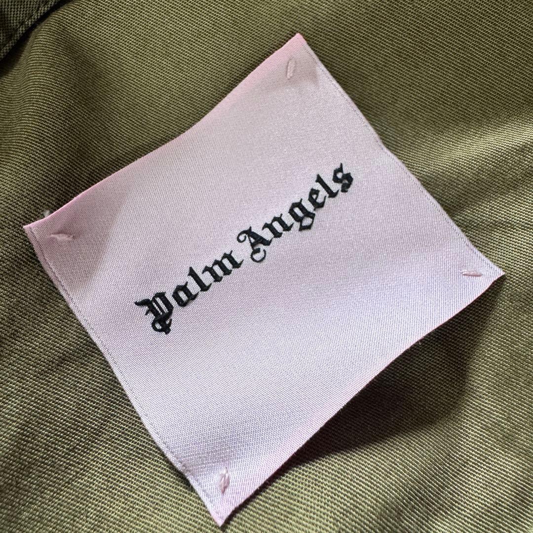 希少ユニコーン柄［パームエンジェルス ］ミリタリーコート モッズコート カーキ色