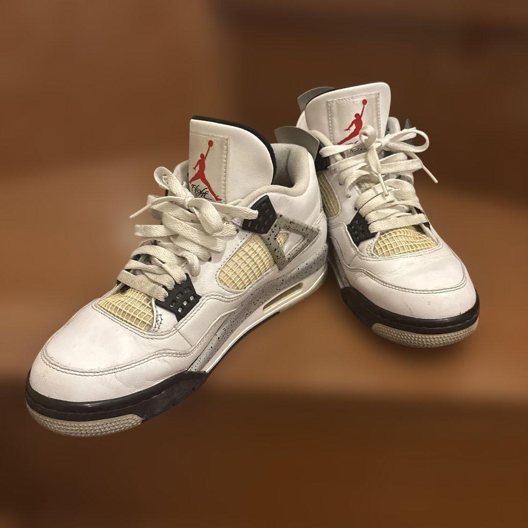 Air Jordan 4 Retro OG ホワイトセメント