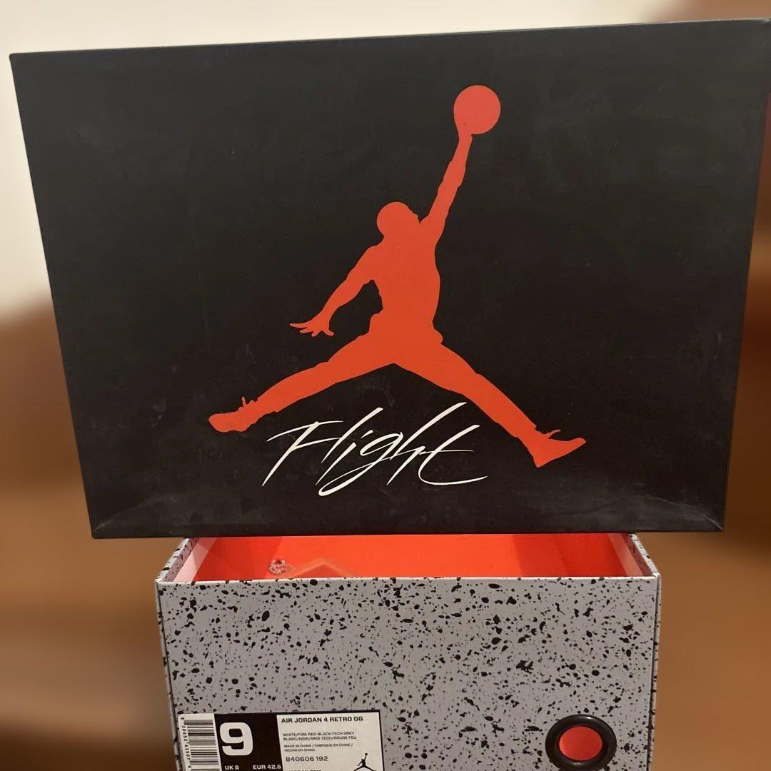 Air Jordan 4 Retro OG ホワイトセメント