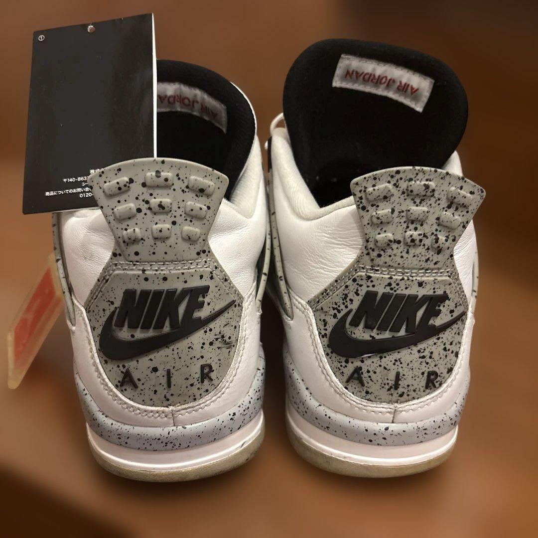 Air Jordan 4 Retro OG ホワイトセメント