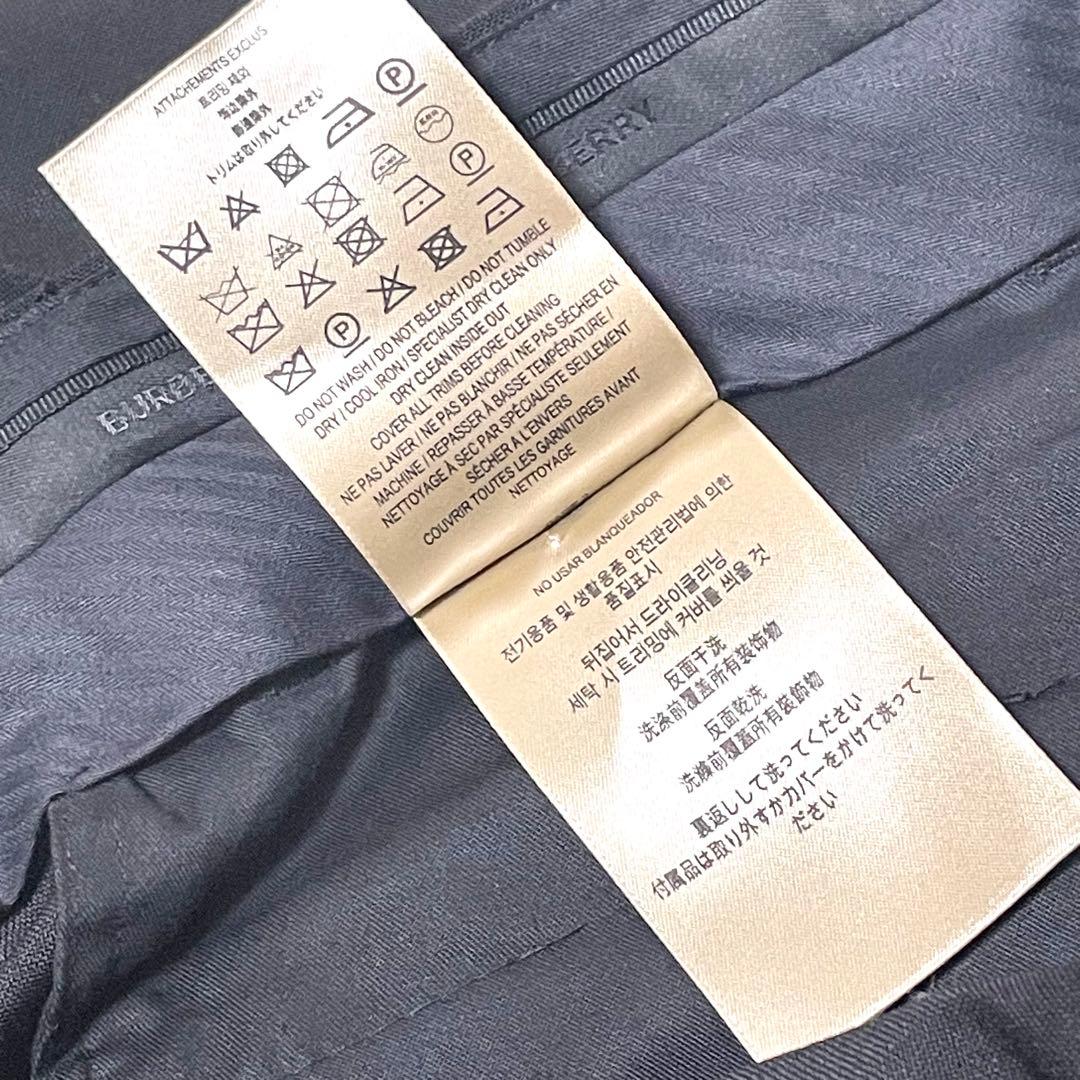 Burberry バーバリー　【美品】スラックス　ドレスアップ　ブラック　羊毛