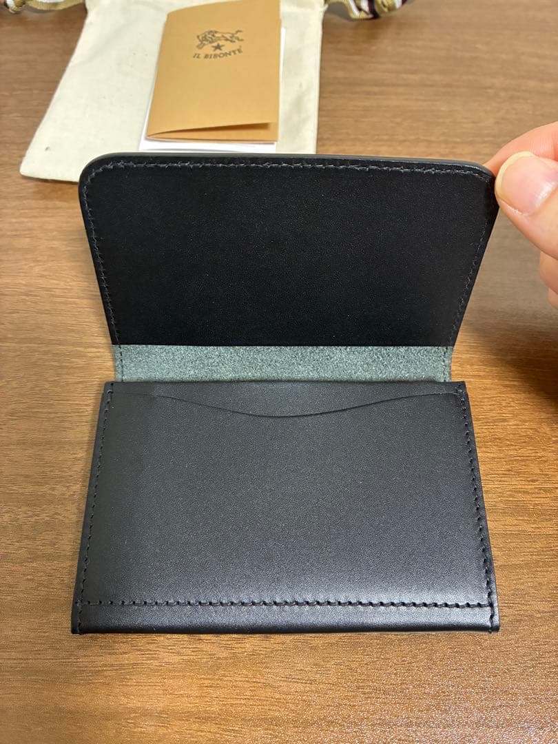 IL BISONTE 名刺入れ ブラック