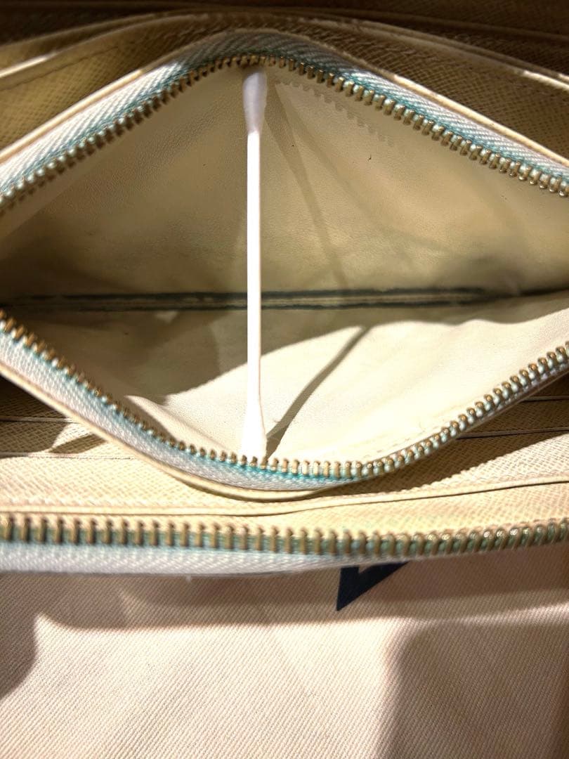 ルイヴィトン　長財布　ダミエ　アズール　ジッピーウォレット