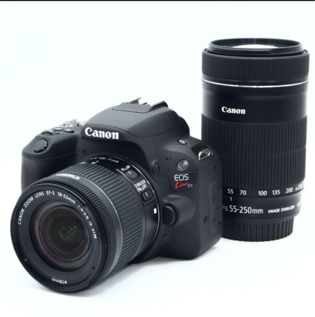 【なぬさん専用】Canon EOS Kiss X9 ほぼ新品⭐︎レンズ2本付き
