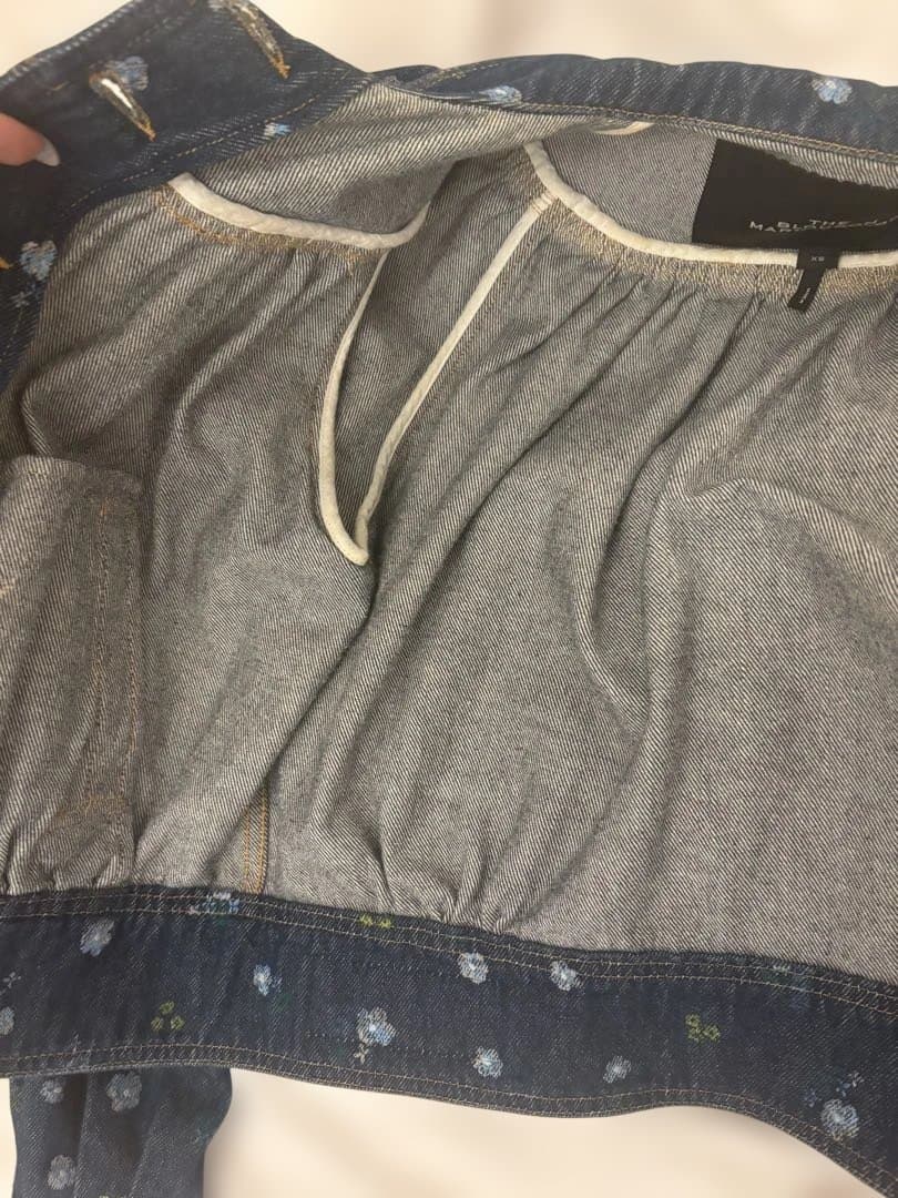 MARC JACOBS フラワープリント デニムジャケット