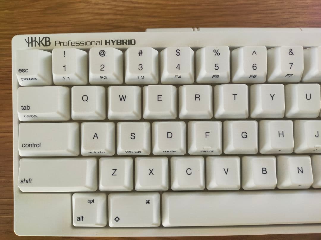 HHKB Professional HYBRID Type-S 雪 英語配列