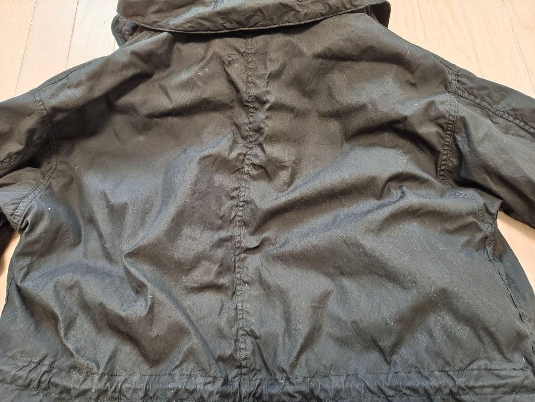 ジャケット・アウター anytee M-65 FISHTAIL PARKA SUPER BLACK