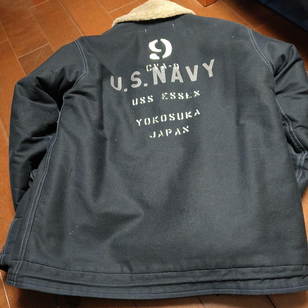 バズリクソンズ　n-1デッキジャケット　ミリタリージャケット　ブラック