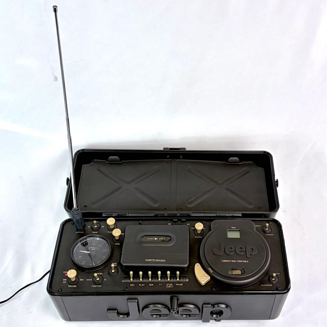 美品 希少品 完品 JEEP CDラジカセ BOOMBOX テープレコーダー