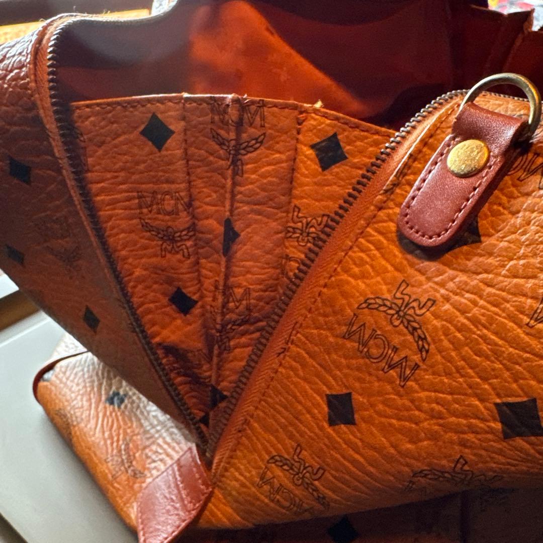 MCM ボストンバッグ　幅42cm 大容量 旅行 ゴルフ