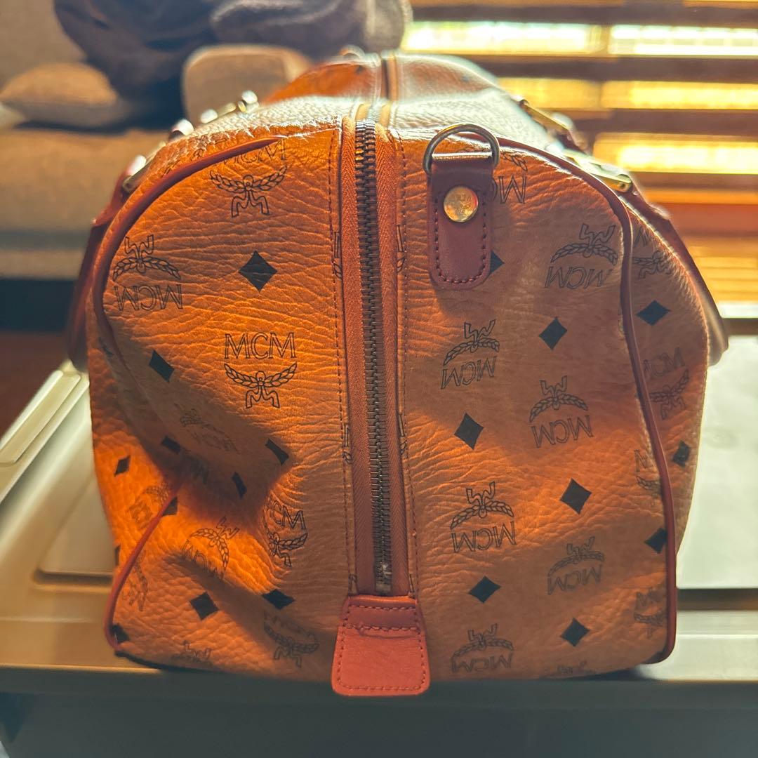 MCM ボストンバッグ　幅42cm 大容量 旅行 ゴルフ