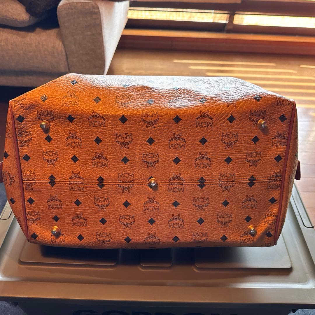 MCM ボストンバッグ　幅42cm 大容量 旅行 ゴルフ