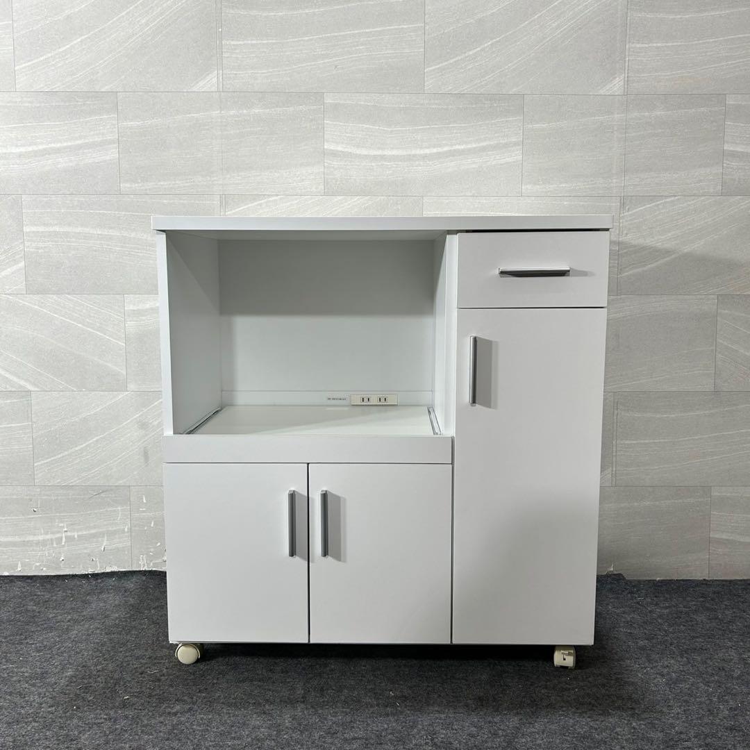 YAMAZEN キッチンカウンター SSY-C8580KC ホワイト d3782