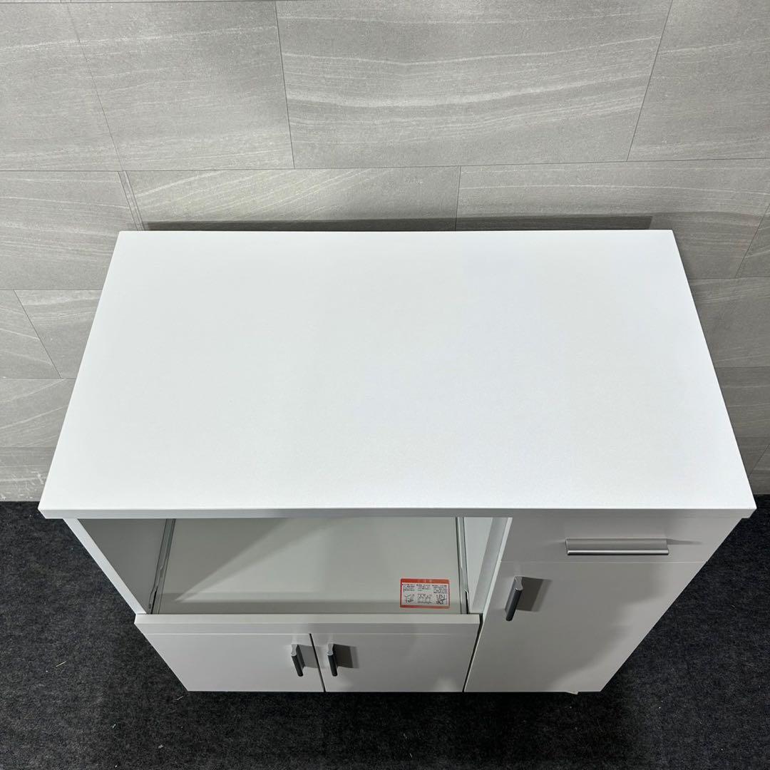 YAMAZEN キッチンカウンター SSY-C8580KC ホワイト d3782