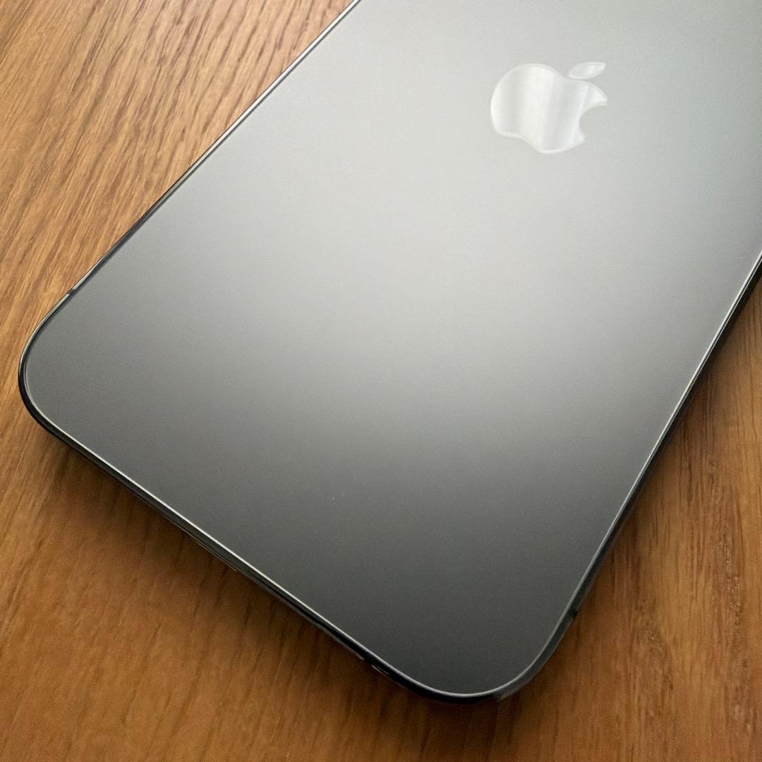 超美品 Phone13pro 256GB グラファイト黒　両面コーティング済