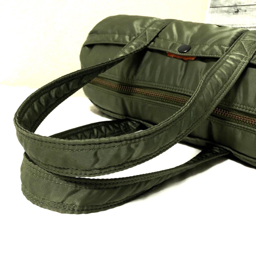 超美品✨希少 ポーター タンカー ミニボストンバッグLサイズ セージ 吉田カバン