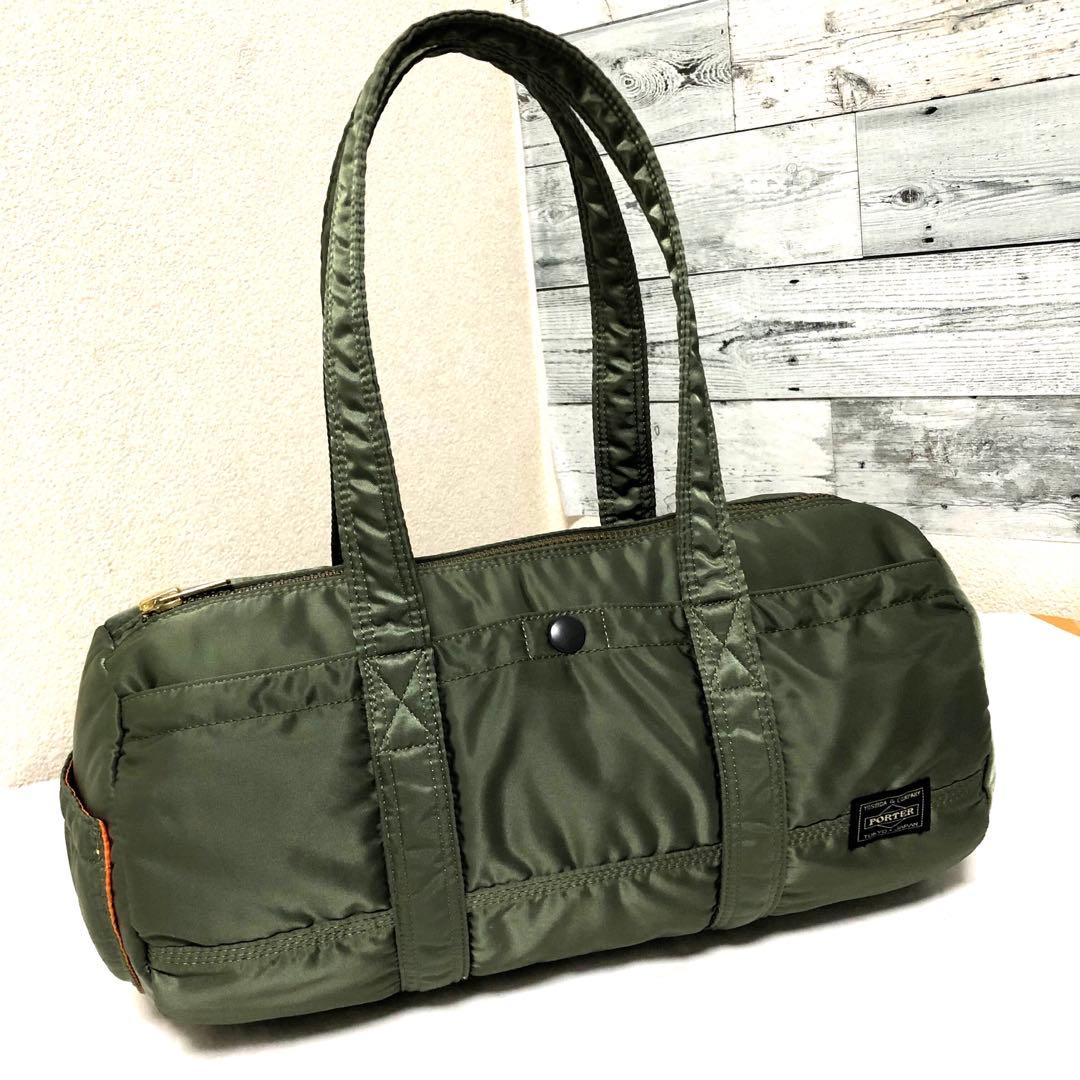 超美品✨希少 ポーター タンカー ミニボストンバッグLサイズ セージ 吉田カバン