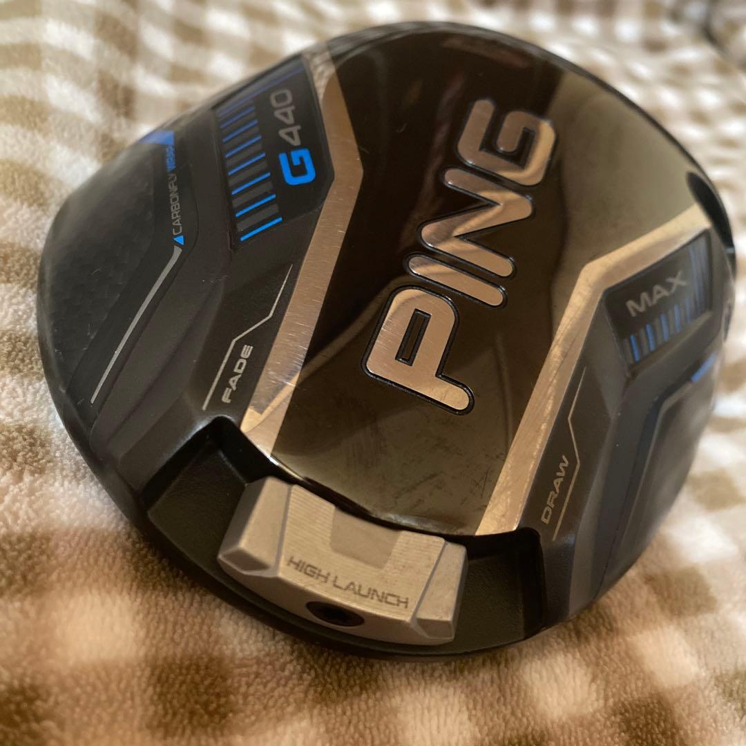 PING G440 MAX 10.5 ヘッドのみ。ヘッドカバー付き