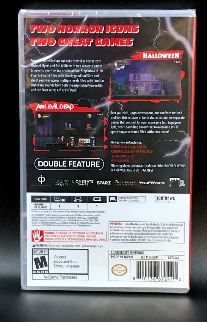 Nintendo Switch Halloween and Ash vs Evil Dead Switch