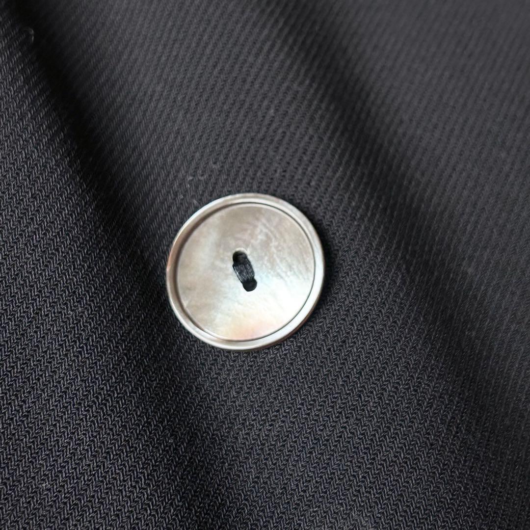 3026yマックスマーラ 白タグダブルブレザーテーラードジャケット 紺 M