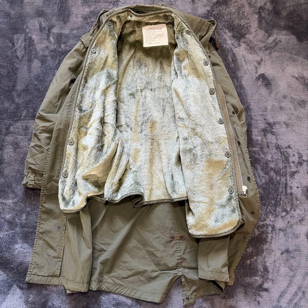 当時物！HOUSTON M-1951 モッズコート M M-51 アルミジップ