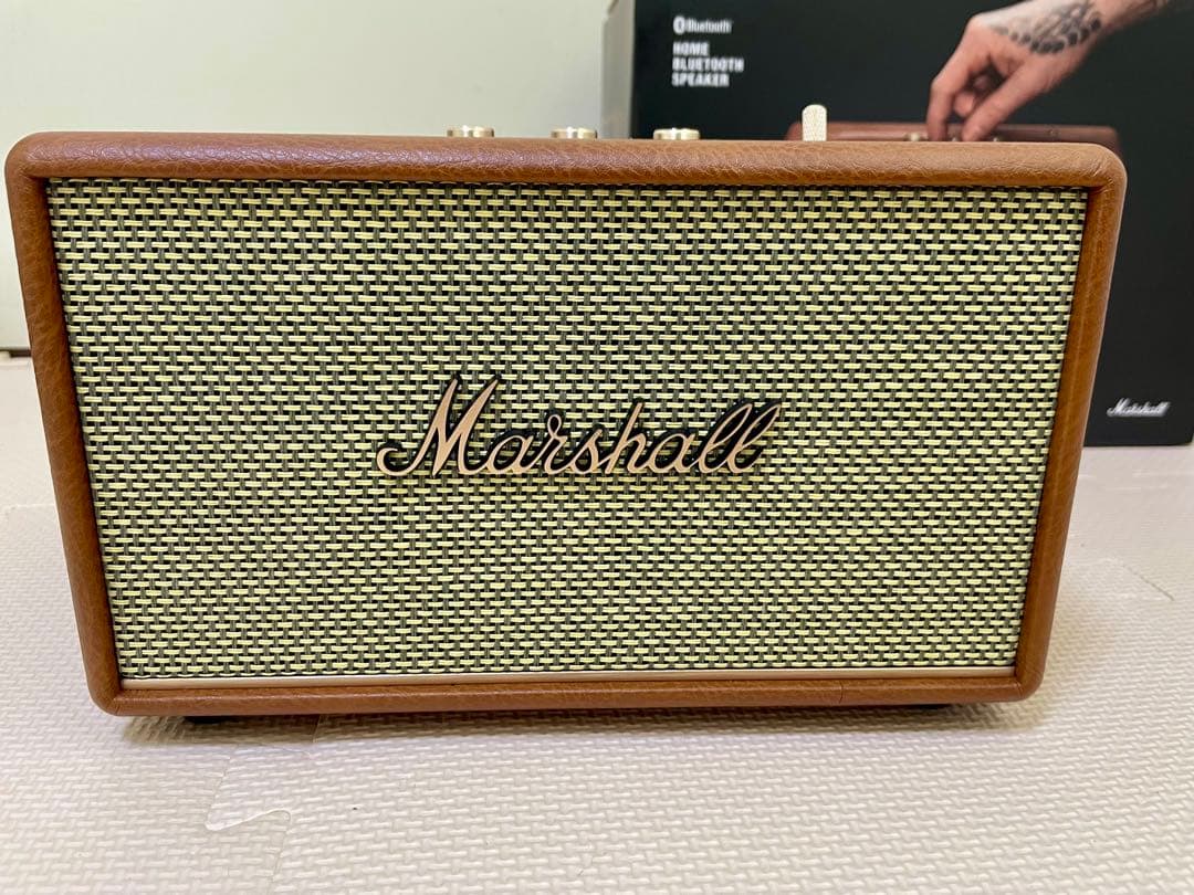 ⭕️新品。未使用⭕️Marshall スピーカー ActonⅢ ブラウン