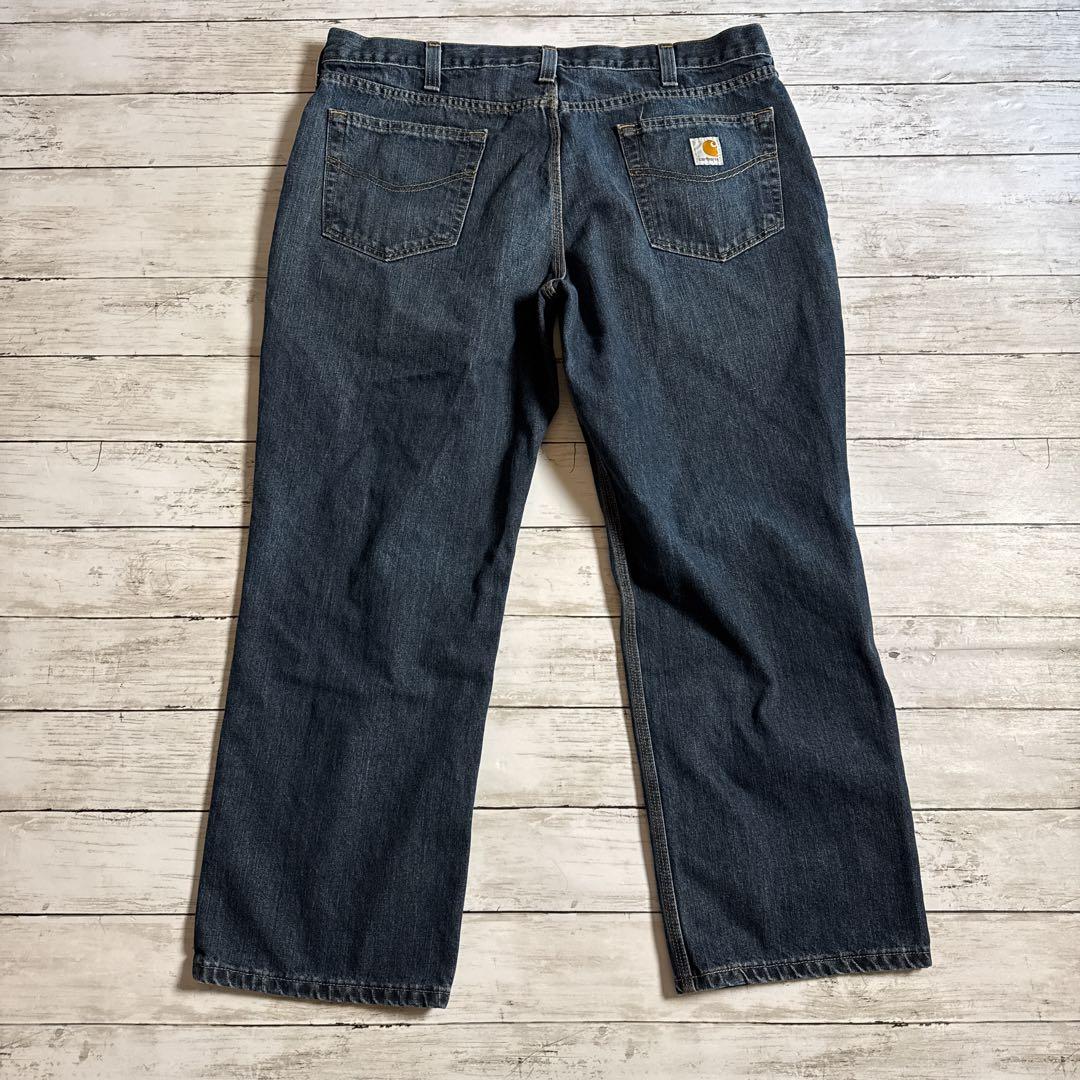 た*ん様 カーハート リラックスフィット デニム 38×28 ダークインディゴ