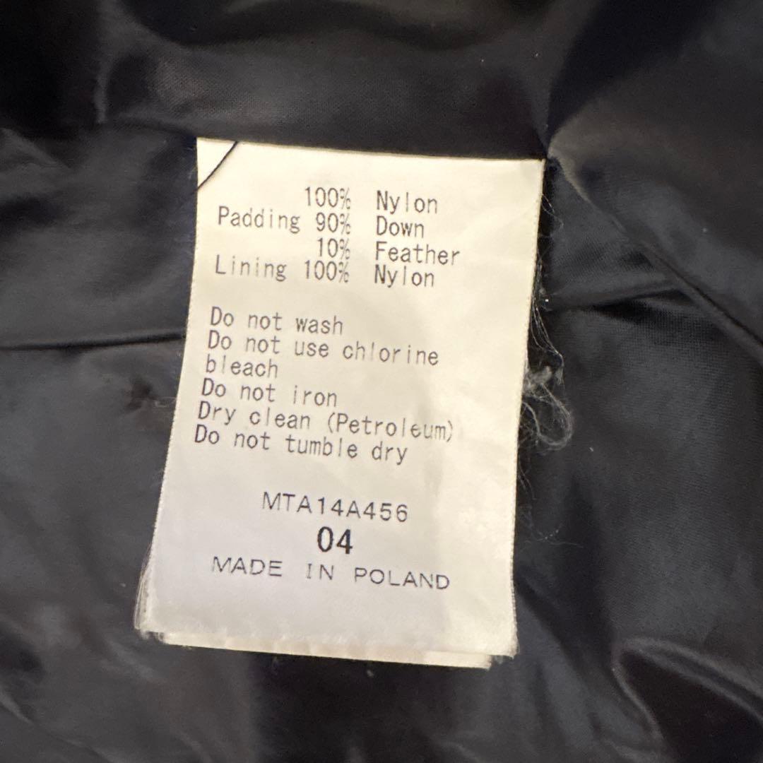 TATRAS ダウンベスト MTA14A456 ブラック 04