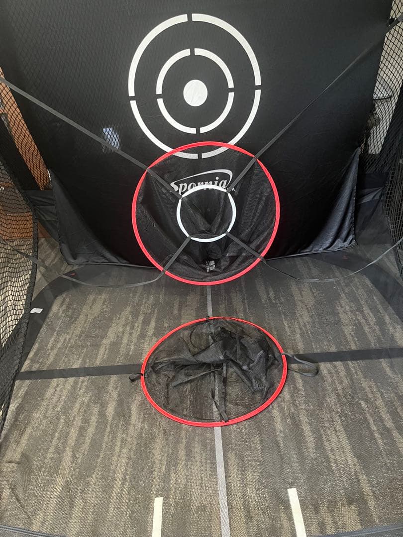 Spornia ゴルフ練習ネット ターゲット付き