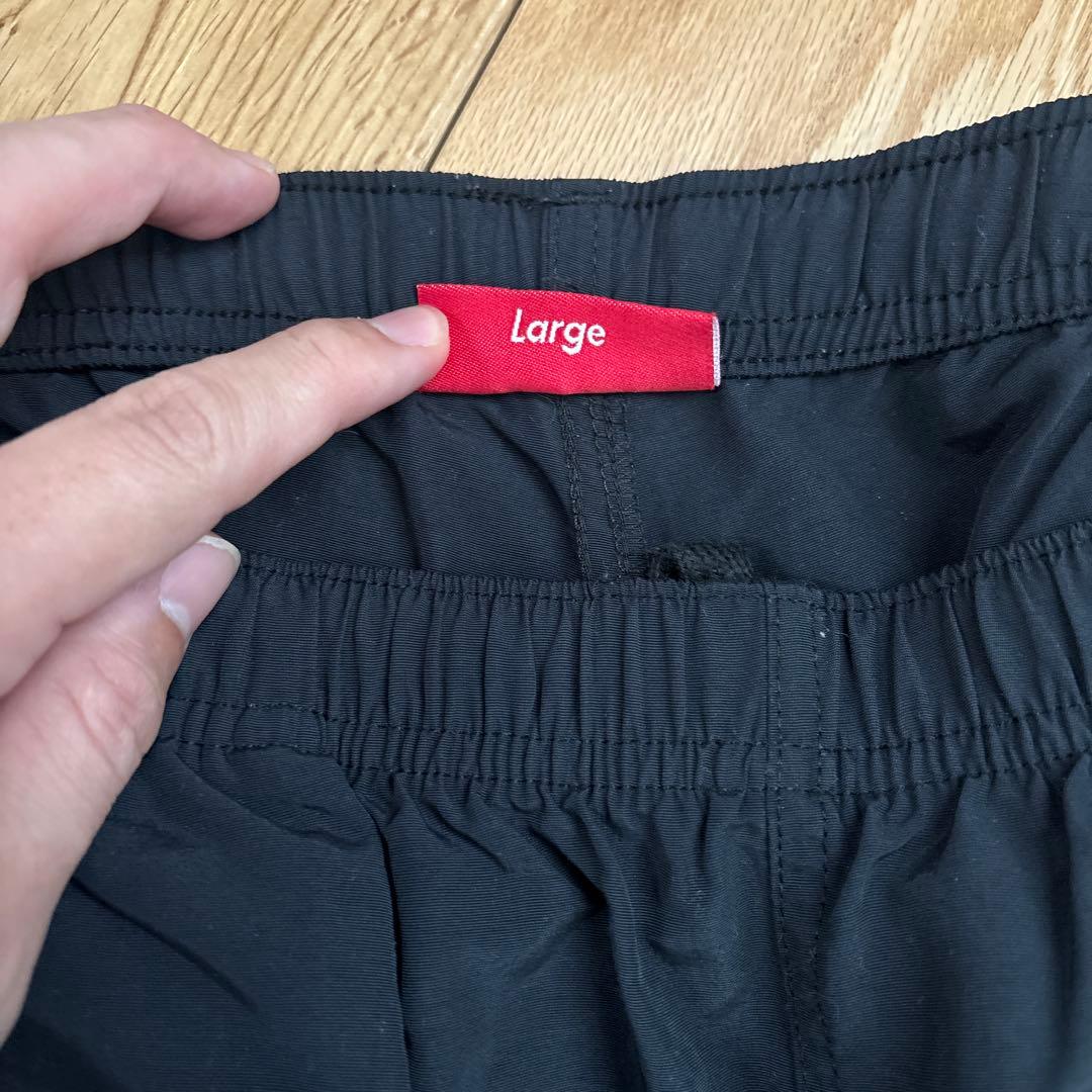 supreme warm up pants ブラック