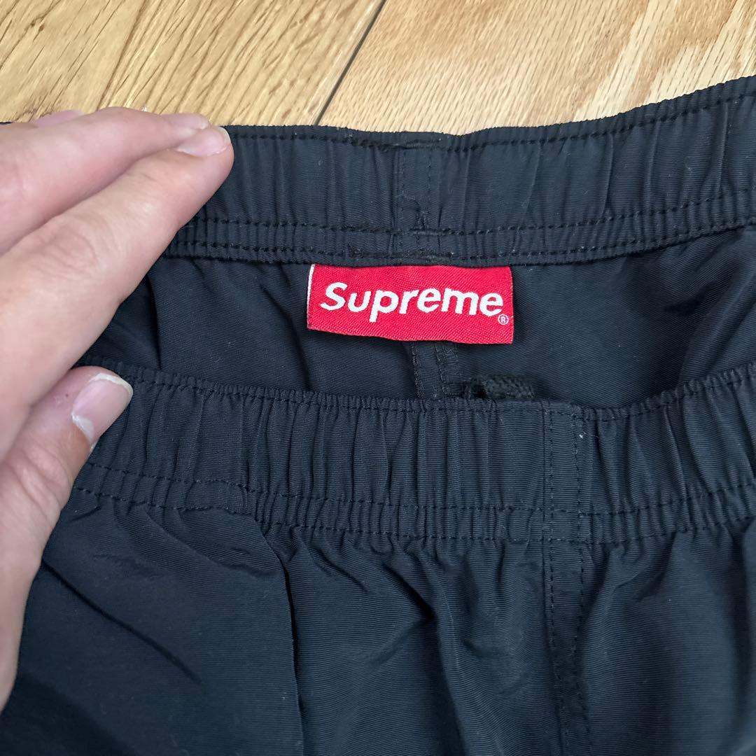 supreme warm up pants ブラック
