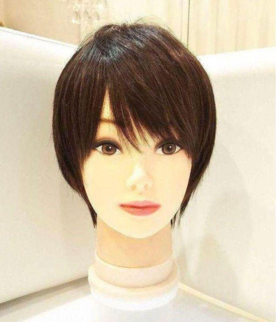 人毛100%ウィッグ総手植えつむじ地肌✨吉沢亮❣️艶髪！ナチュラル青天ショート✨