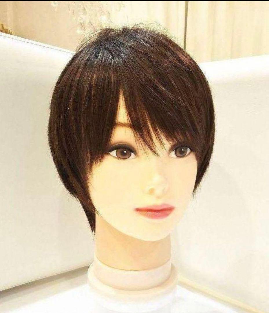 人毛100%ウィッグ総手植えつむじ地肌✨吉沢亮❣️艶髪！ナチュラル青天ショート✨