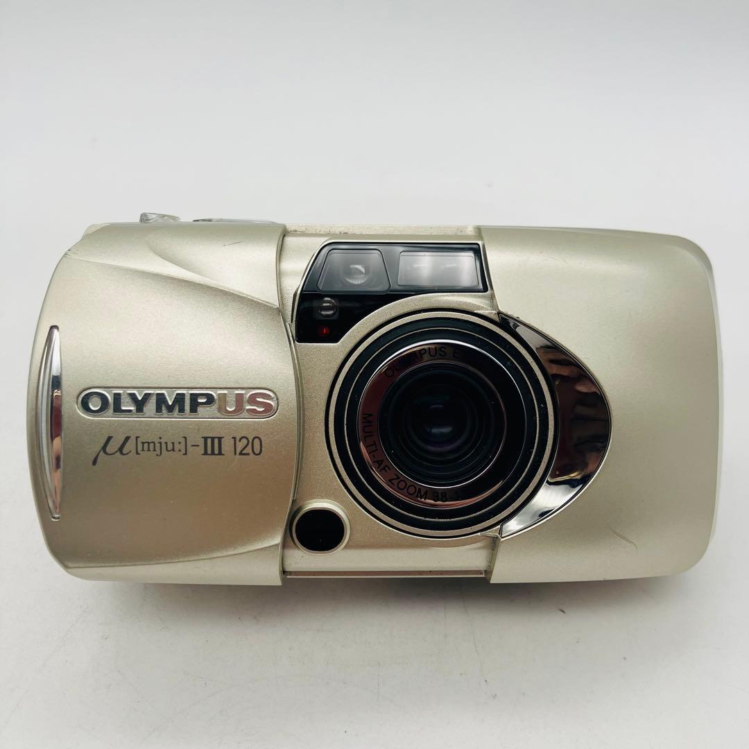 【動作確認済み】OLYMPUS μ【miu】-III 120 フィルムカメラ