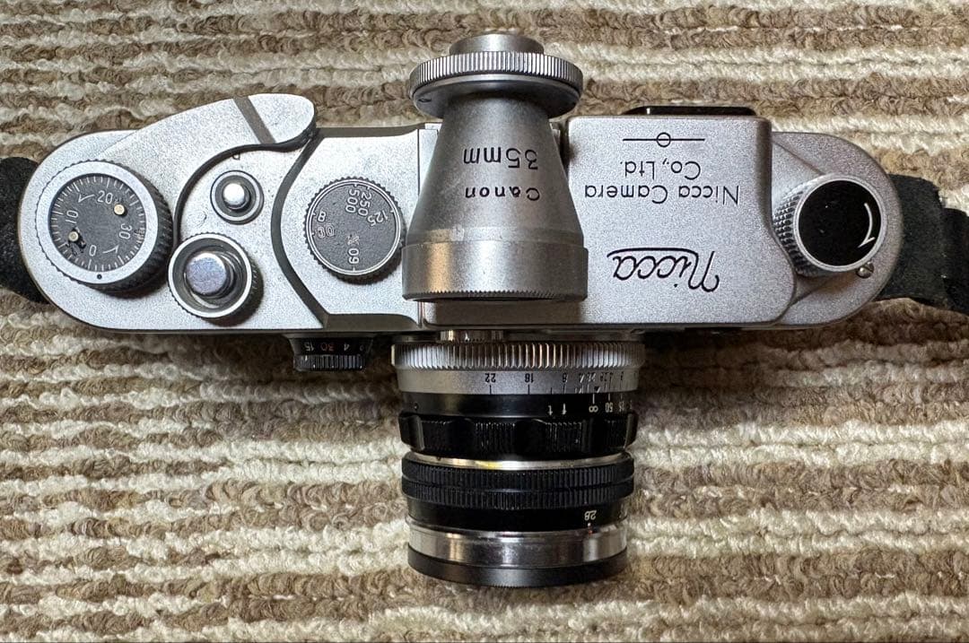 美品整備品 NICCA レンジファインダーカメラ 50mmf2.8レンズ付き
