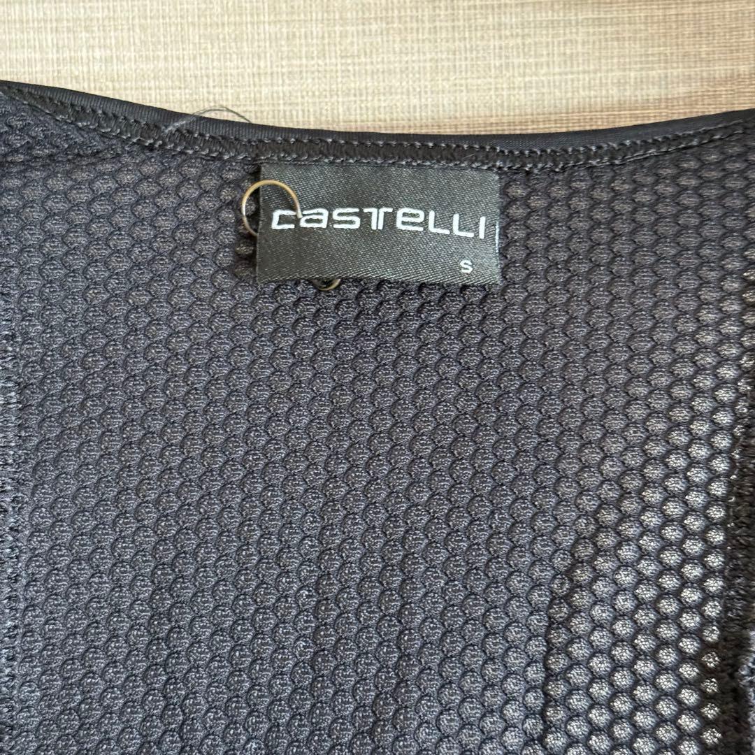 Castelli rosso corsa サイクルビブ　裏起毛　Sサイズ
