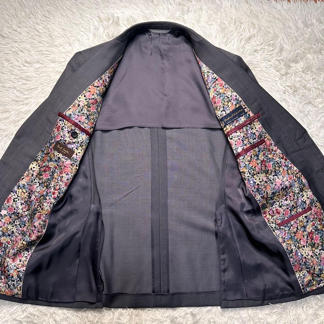 専用 未使用級 ポールスミス 小花柄 3ピース ビエッラ生地 セットアップ M