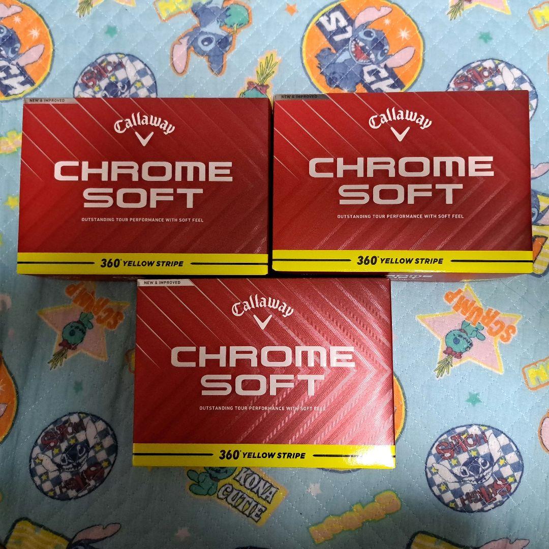 Callaway Chrome Soft ゴルフボール 3ダース