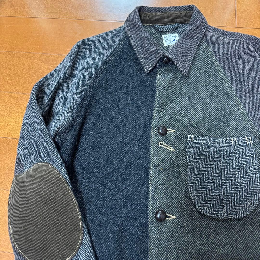 orslow ウール ジャケット カバーオール バイカラー