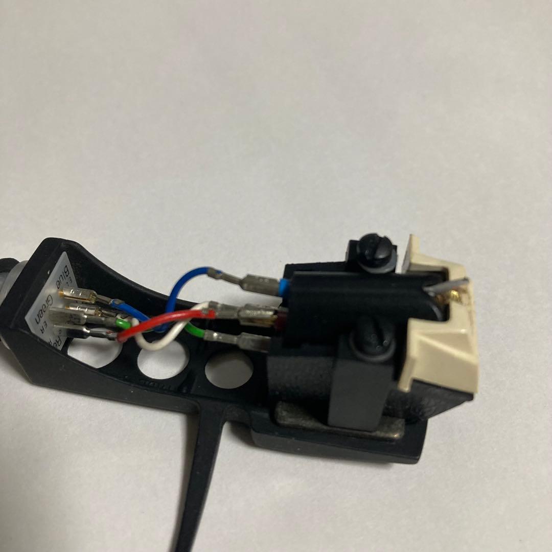 音出し確認済　Technics ヘッドシェル　カートリッジM447X SHURE