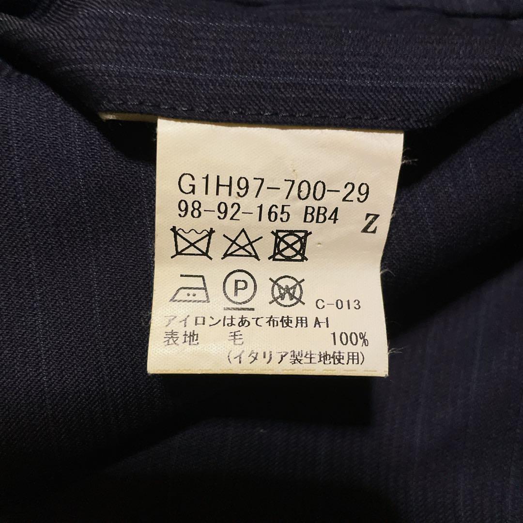 極美品☆マッキントッシュロンドン☆スーツセットアップ☆ストライプ柄☆ネイビー☆L