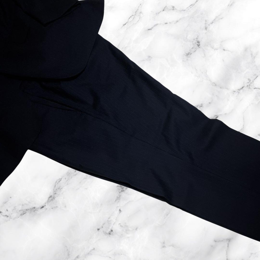 極美品☆マッキントッシュロンドン☆スーツセットアップ☆ストライプ柄☆ネイビー☆L