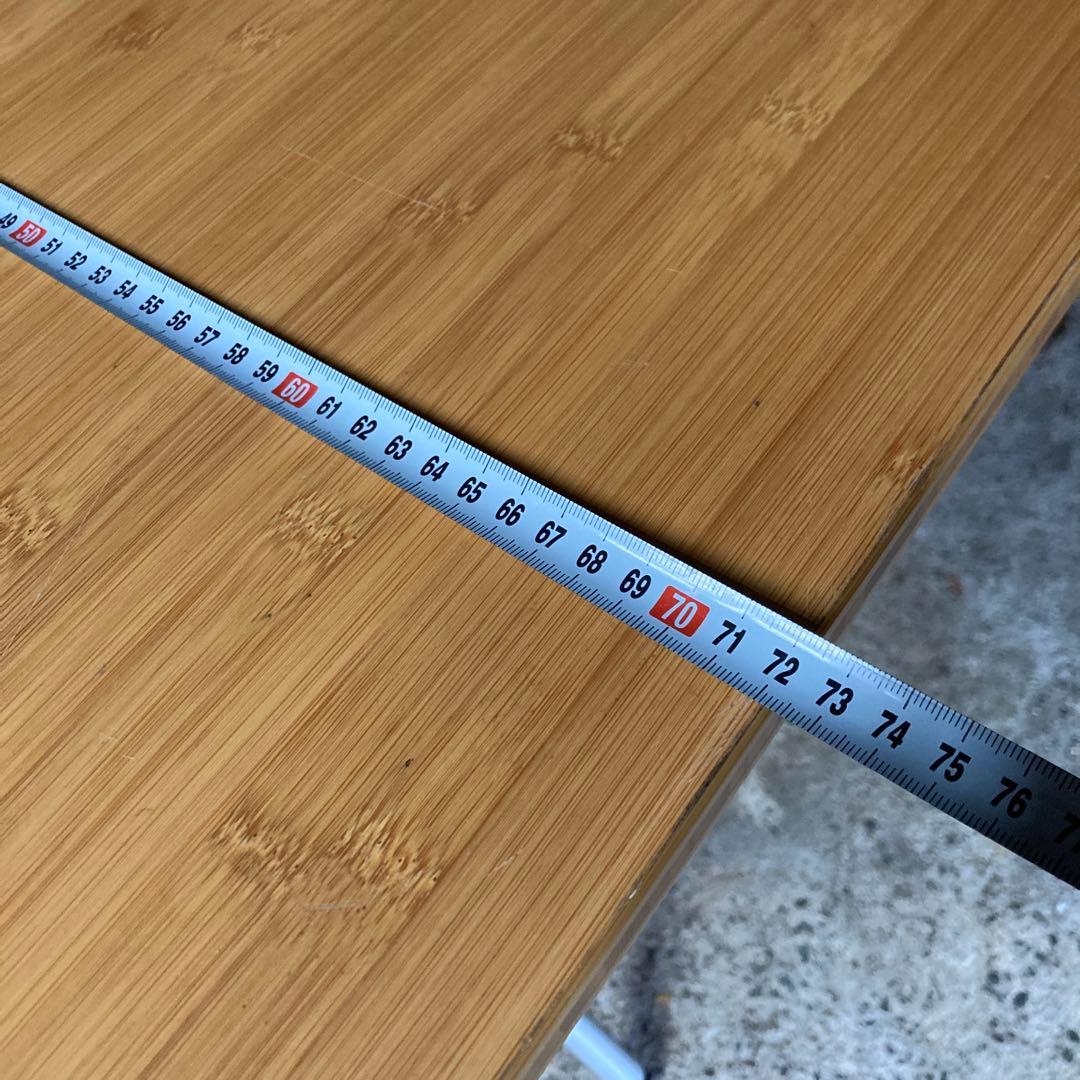  peak 折りたたみテーブル バンブー