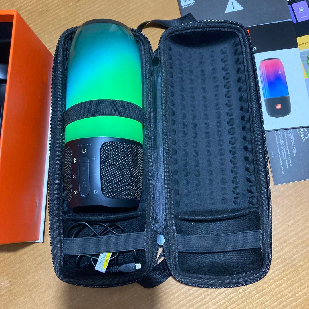 JBL ポータブルBluetoothスピーカー PULSE3 持ち歩きケース付き