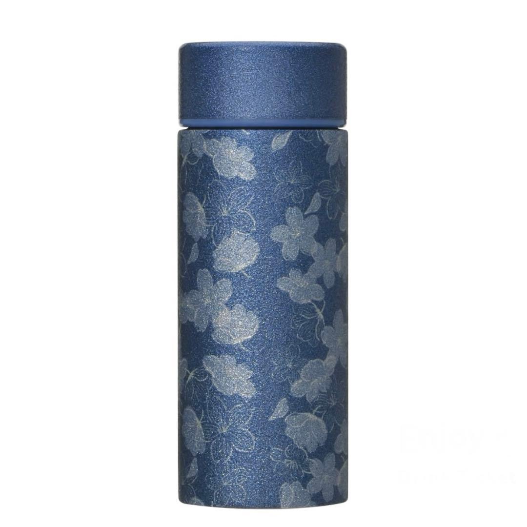 SAKURA2025ステンレスボトルグリッター　　　　ナイトブルー355ml