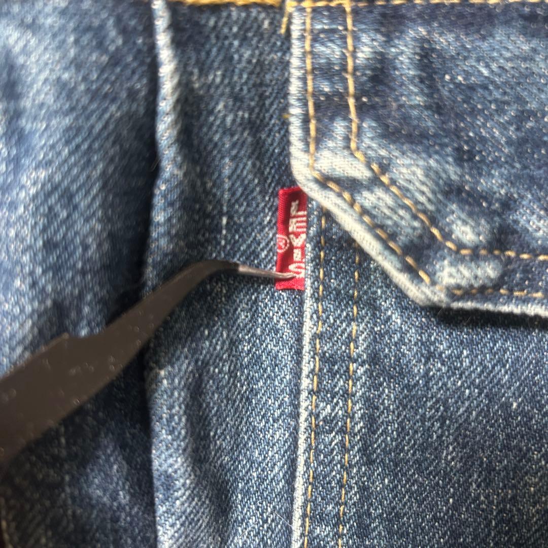 日本製 J02 リーバイスセカンド 71507 38 色落ちビンテージ感