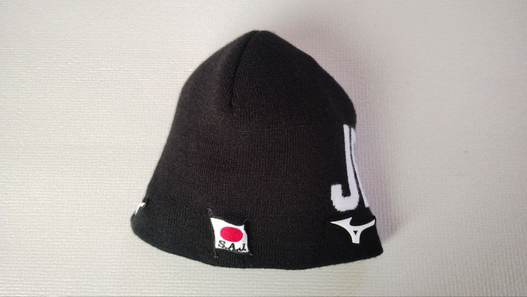 f*u様 全日本スキー連盟　SAJ　JAPAN　ニット帽　非売品　Mizuno