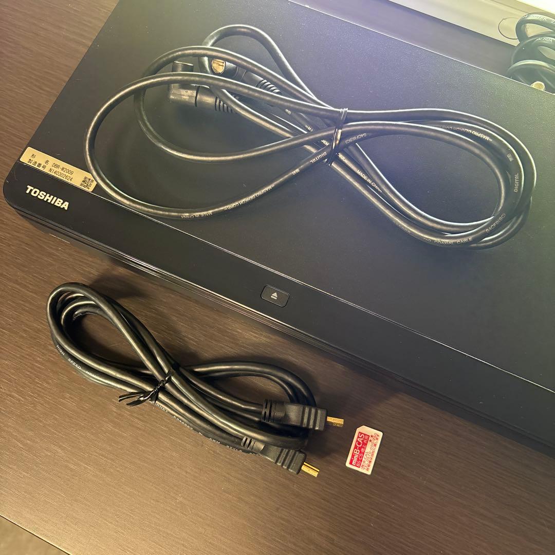 TOSHIBA東芝 ブルーレイレコーダー2TB DBR-W2009 2020年製